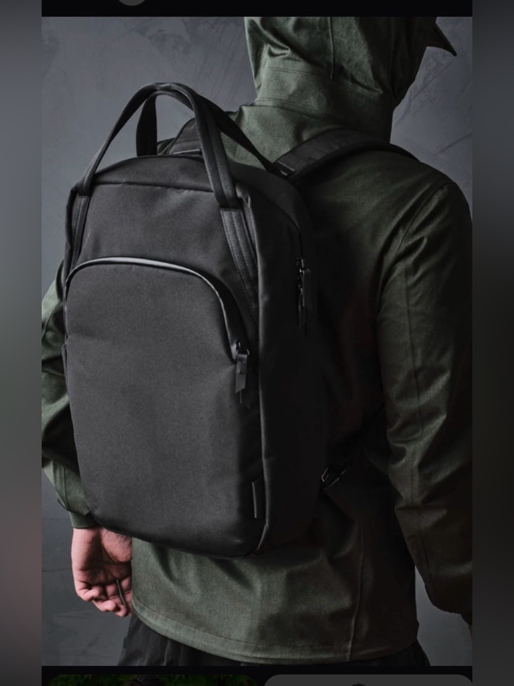 NWOT ALPAKA Bravo Tote Pack Black Men’s travel and daily wear